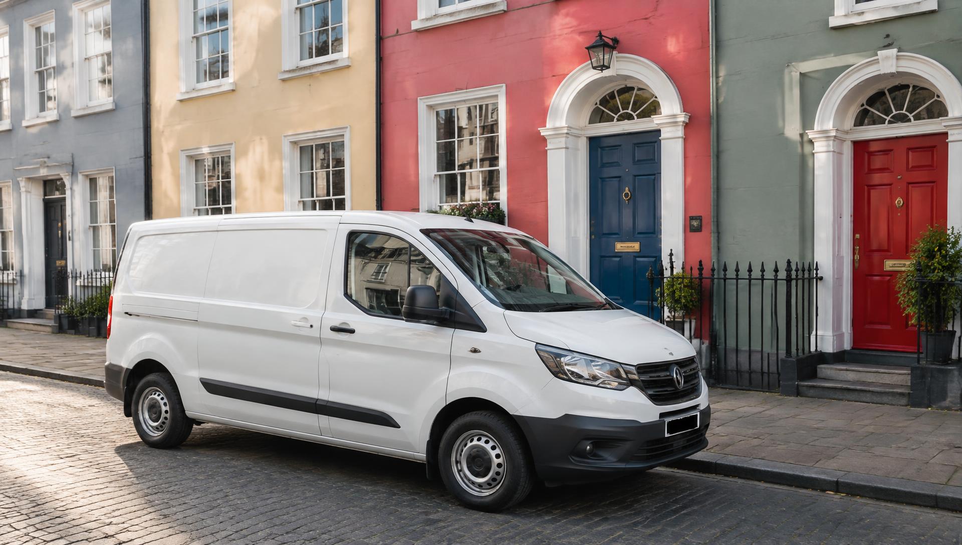 Man with a van on a Cork street
